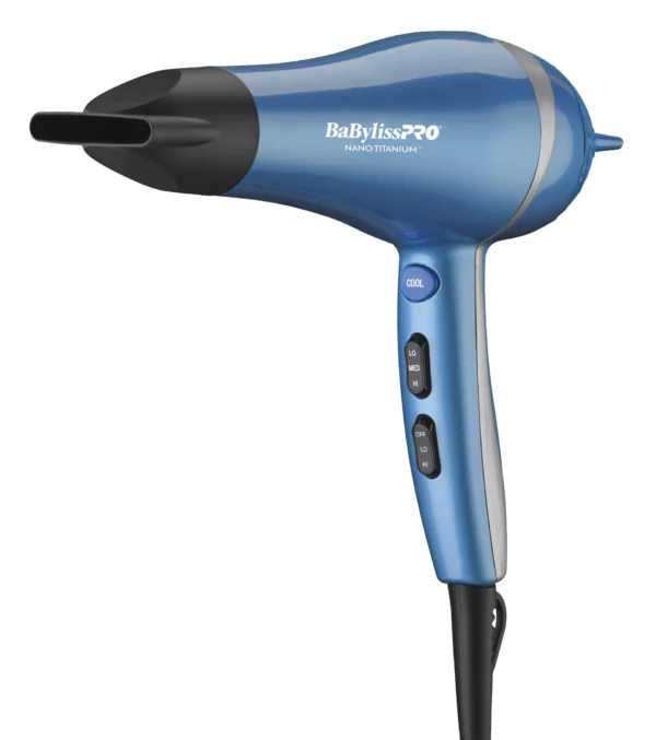 BaBylissPRO Secador de pelo, Nano Titanium 2000-Watt Blow Dryer, Profesional/Iónico