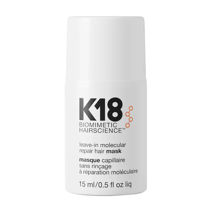 K18 Mascarilla molecular sin enjuague para reparar cabello seco o dañado
